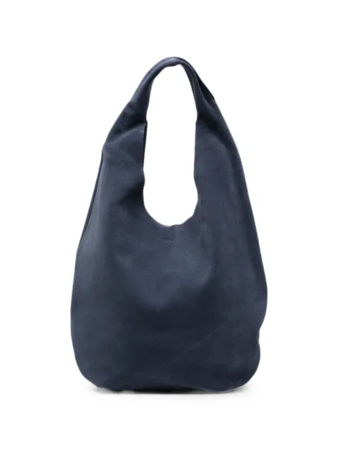 A.P.C. Le Neige suede shoulder bag Blue PXCDSF67008IAK