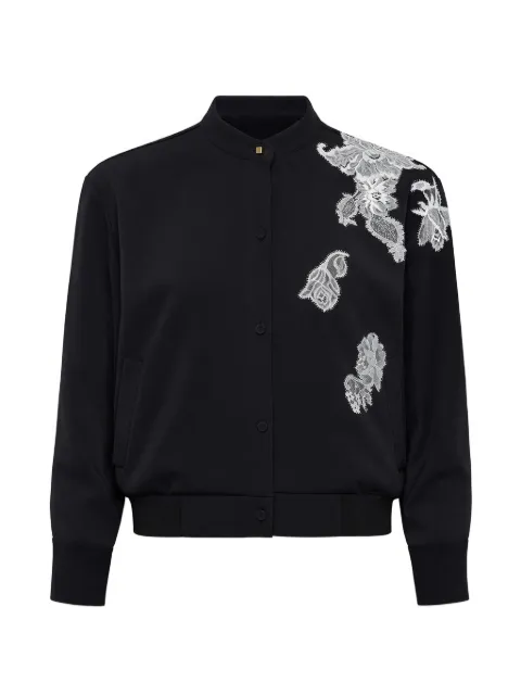 Hellessy Lazlo lace-appliqué shirt Black HP26J15861