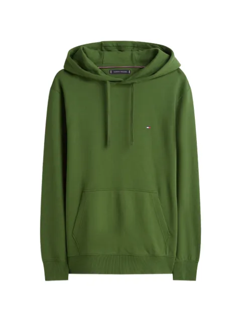 Tommy Hilfiger logo-patch hoodie Green FMW0MW37235