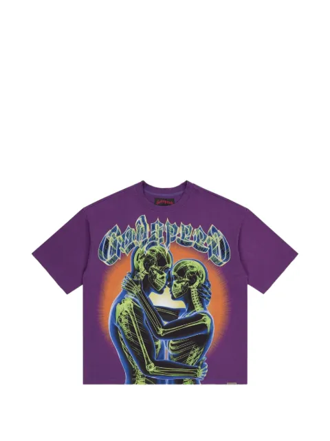 GODSPEED Cosmic Love graphic-print T-shirt Purple GS2ST672026
