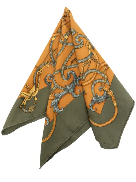 Hermès Pre-Owned 2000-2026 L Instruction Du Roy Silk Scarf 42 scarves Orange UOJ4AR4K86ME3LX6