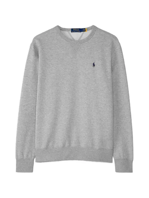 Polo Ralph Lauren logo-embroidered crew-neck sweatshirt Grey 710767E11