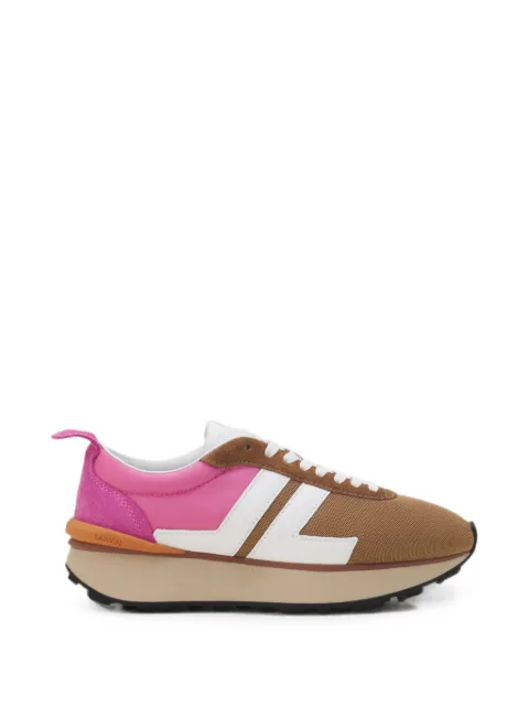 Lanvin Bumpr sneakers in nylon and mesh Brown FUSKBMP1NYMEA26