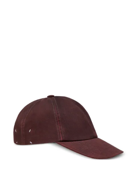 Maison Margiela bleached four-stitches baseball cap Brown S50TC0082M36036