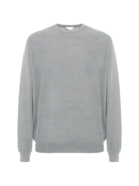 Malo Giacomo crew-neck long-sleeve sweatshirt Grey UXA386F8Z17