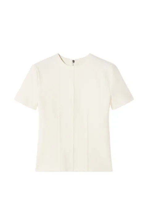 Lanvin panelled short-sleeve top White RWTS0065K125A26