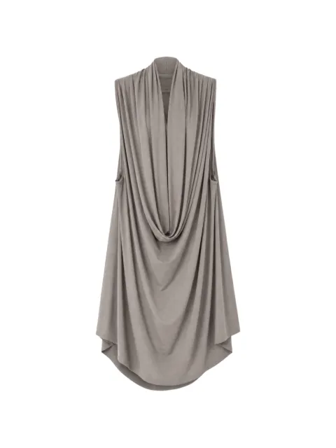 Alchemy draped longline T-shirt Grey ALL842