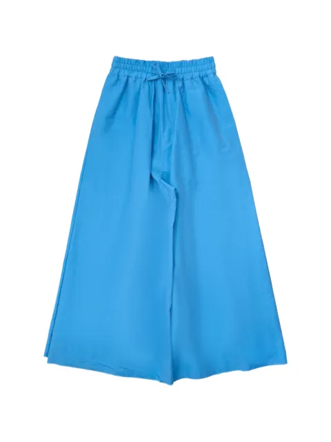 Toogood The Boxer drawstring-fastening palazzo pants Blue THEBOXERTROUSERSS26