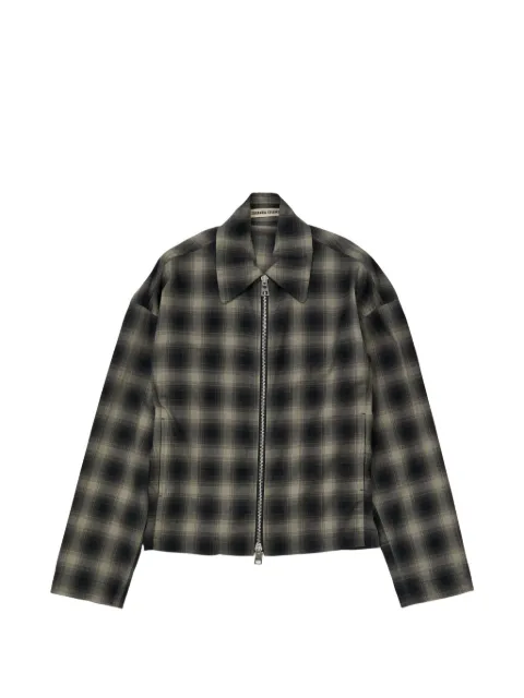 Meta Campania Collective Tino check blouson jacket Black CHOW018COCH0016B1