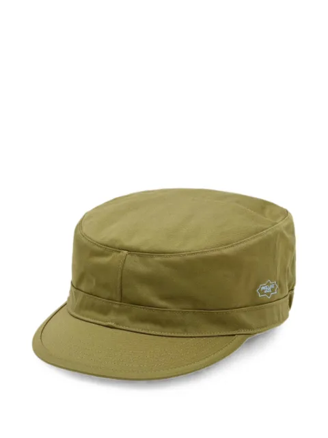 Undercover elasticated-trim flat-top cap Green UC1F4H071