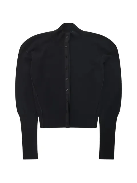 Torishéju high-neck button-up cardigan Black TOR01N002SS26BLACK