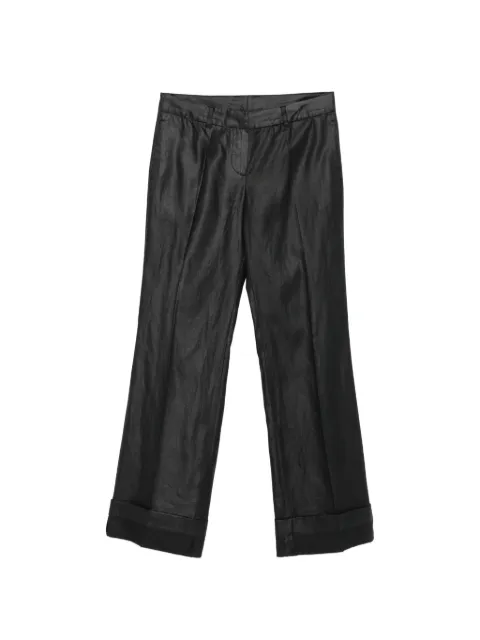OUR LEGACY wide-leg tailored trousers Black W4264HLB
