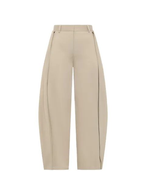 LOEWE pleated straight-leg trousers Neutrals S359Y04XJN2140