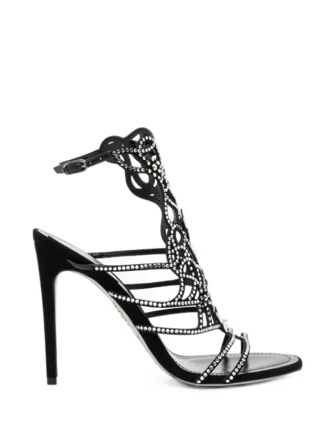 René Caovilla 105mm Eden sandals Black C12894105C001V065