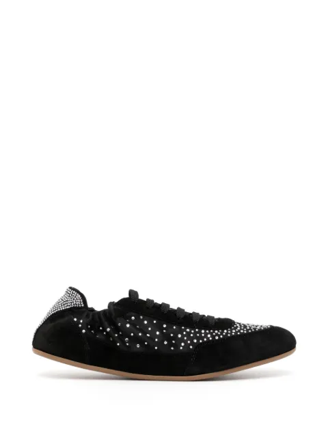 René Caovilla Florence crystal-embellished sneakers Black C12953005VICAV065