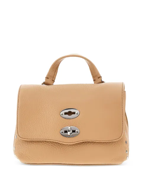 Zanellato Postina studded leather tote bag Neutrals 0680100040000Z0294
