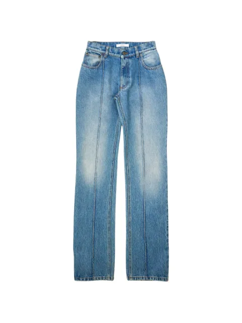 Torishéju contrast-stitched straight-leg jeans Blue TORO1P024SS26