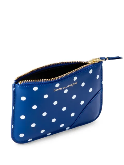 Comme Des Garçons Wallet polka-dot-print wallet Blue DSA8100PD00