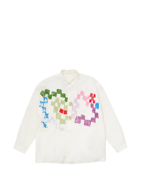 Toogood The Draughtsman graphic-print shirt White THEDRAUGHTSMANSHIRTSS26POP