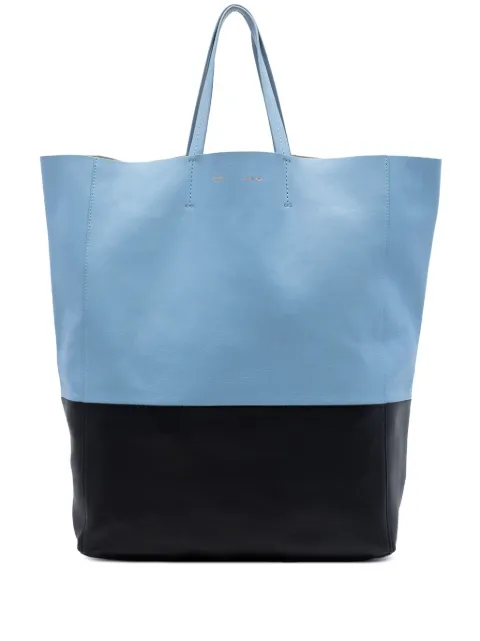 Celine Pre-Owned 2013 Bicolor Leather Vertical Cabas tote bag Blue N2BHDNYRNFSLW69X
