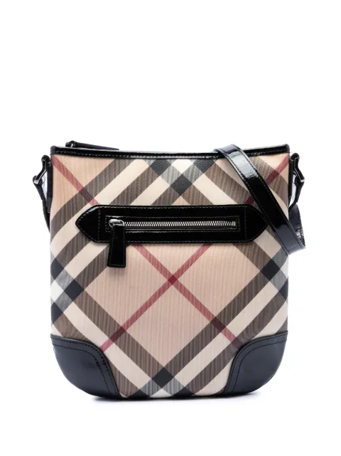 Burberry Pre-Owned 2000-2017 Supernova Check Coated Canvas Dryden crossbody bag Neutrals AZN0UMQXCL4U65IT
