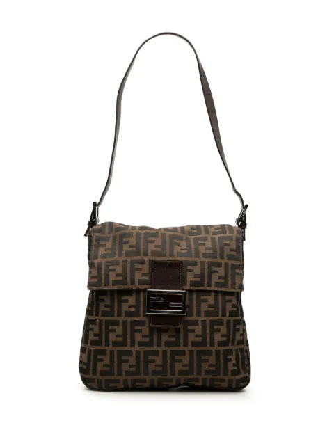 Fendi Pre-Owned 2000-2010 Zucca Canvas shoulder bag Brown NU50RI2NQMSE1G0K
