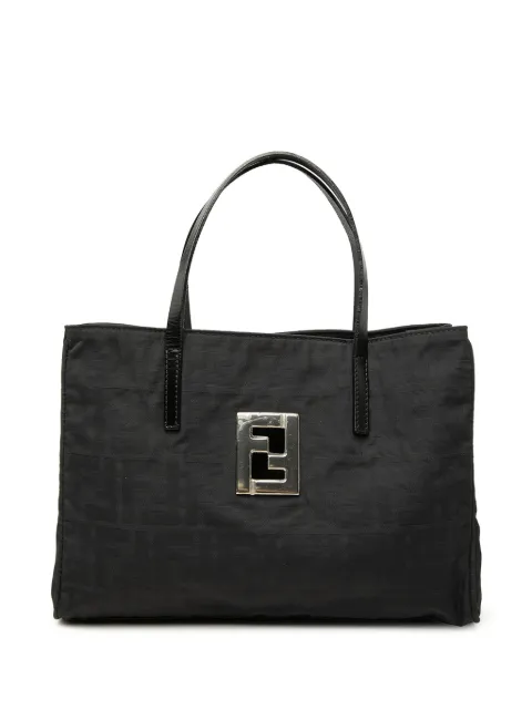 Fendi Pre-Owned 2010-2026 Zucca Canvas tote bag Black MD27FU0T3S6RH80Q