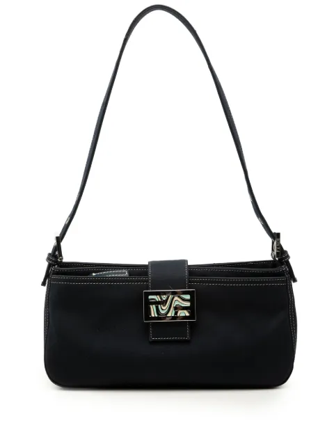 Fendi Pre-Owned 2000-2010 Canvas FF Marble shoulder bag Blue KJX7VEOJ8CJF7WM1