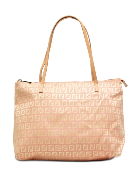 Fendi Pre-Owned 2000-2010 Small Zucchino Canvas tote bag Pink B8RIBW7ZBNTCINS6