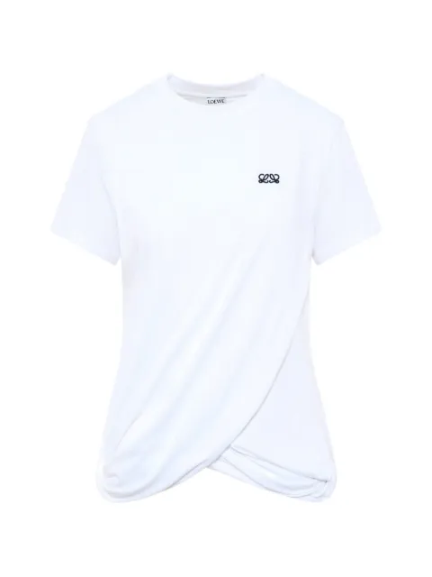 LOEWE draped T-shirt White S359Y22XAP