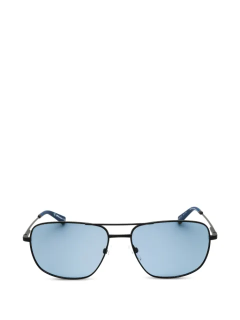 BMW matte-finish pilot-frame sunglasses Black BS002602M