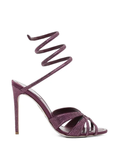 René Caovilla 105mm Dania sandals Purple C12880105R001Y434