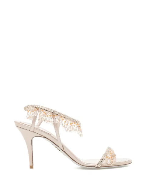 René Caovilla Jahanara bead-embellished sandals Neutrals C12740080RN01V104