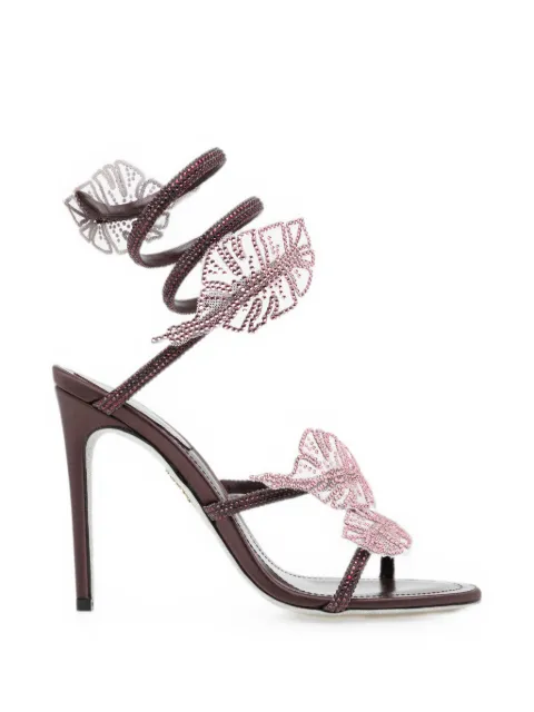 René Caovilla Leaf fondant sandals Purple C12911105R001Y461