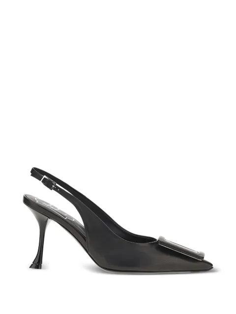 Roger Vivier buckle-detail slingback pumps Black RVW8304578091TB999