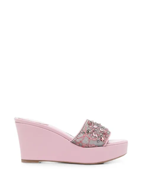 René Caovilla 100mm Christy crystal-embellished sandals Pink C12890080PI01Y462