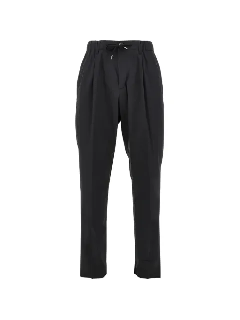 Herno drawstring-waist pleated trousers Black PT00049UR12917S