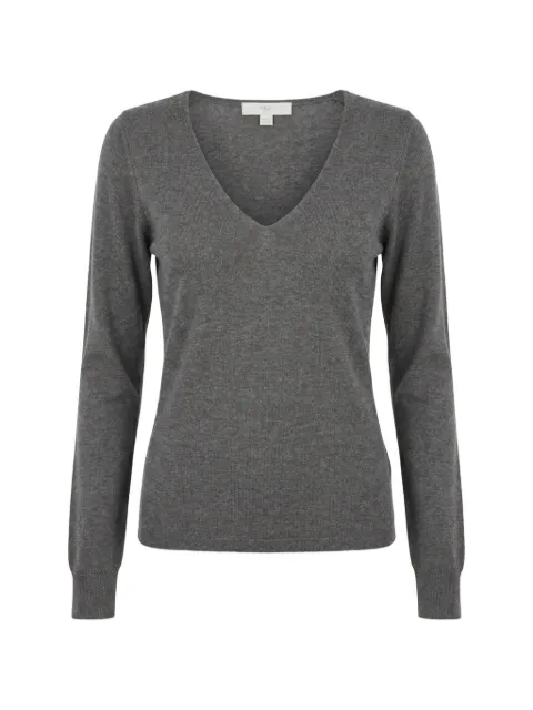 Malo V-neck sweater Grey DXB166F8L02