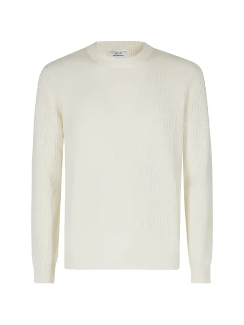 Roberto Collina ribbed-knit long-sleeve sweater Neutrals 263MYB02101