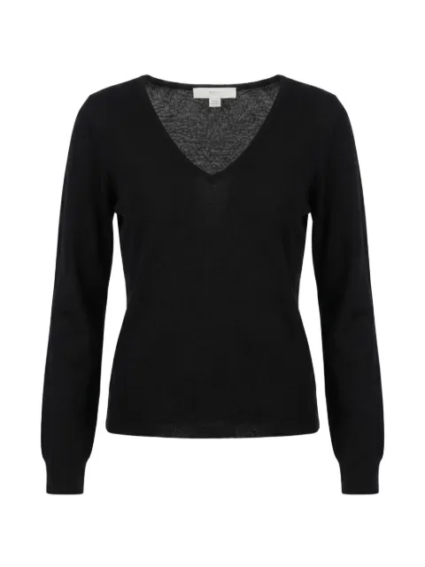 Malo V-neck sweater Black DXB166F8L02