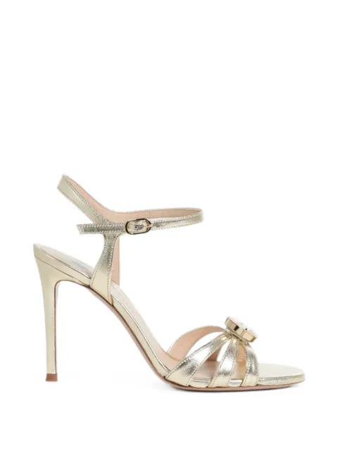 Roberto Festa Zea crystal-embellished heeled sandals Gold ZEALUXOR