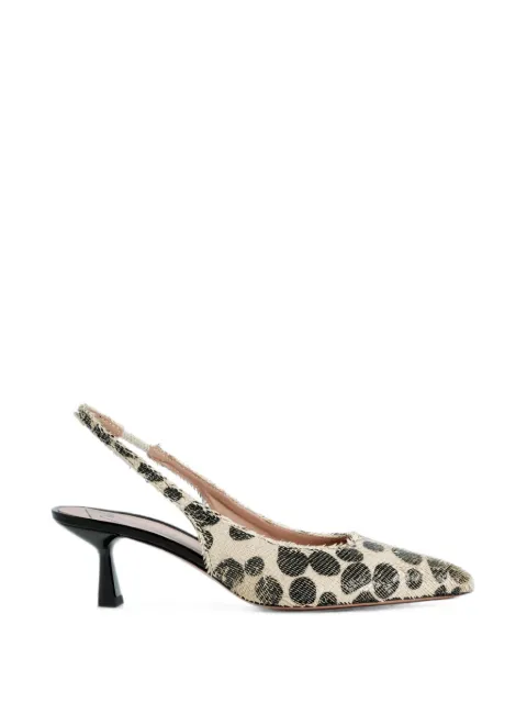 Roberto Festa Dalila polka-dot laser-cut heeled pumps Black DALILAPOLKAFOG