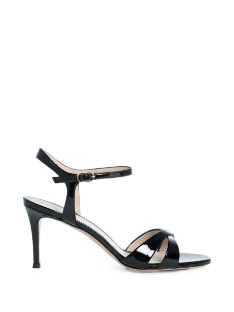 Roberto Festa Romilda crossover-strap heeled sandals Black ROMILDALACKNERO