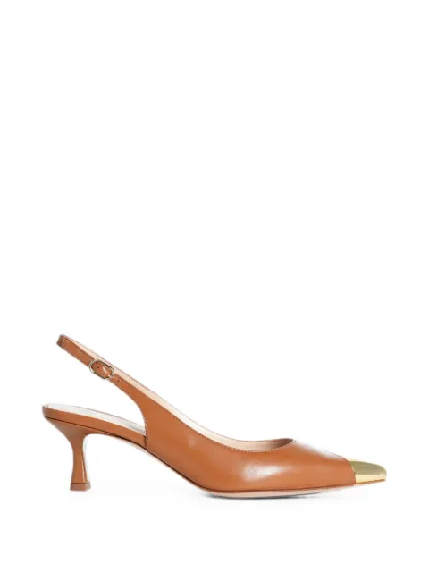 Roberto Festa Bonaire metal-cap slingback pumps Brown BONAIREPOINTNAPPACUOIO