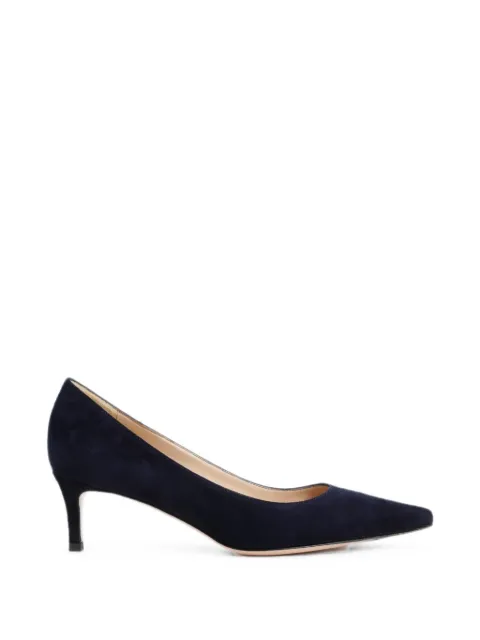 Roberto Festa Cerere suede heeled pumps Blue CERERECAMOSCIOBLUNAVY