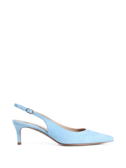 Roberto Festa Adisa suede slingback heeled pumps Blue ADISACAMOSCIOBABLU