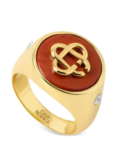 Casablanca jasper signet ring Gold PF26JW40601