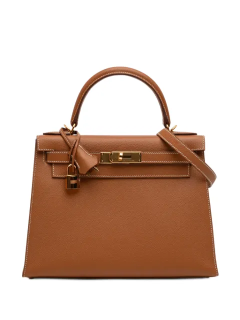 Hermès Pre-Owned 28 Epsom Kelly II Sellier tote bag Brown U7MC65AP3AE5TC5A