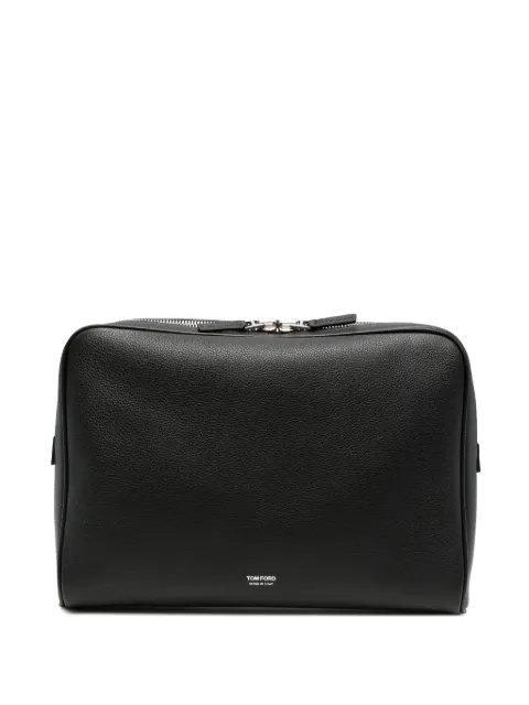 TOM FORD grained leather laptop bag Black H0698LCL615Y