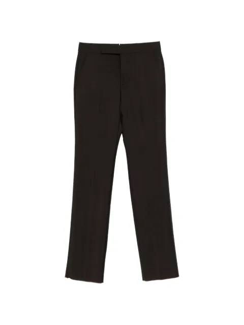 TOM FORD pressed-crease straight-leg trousers Brown PLPT06MWS07